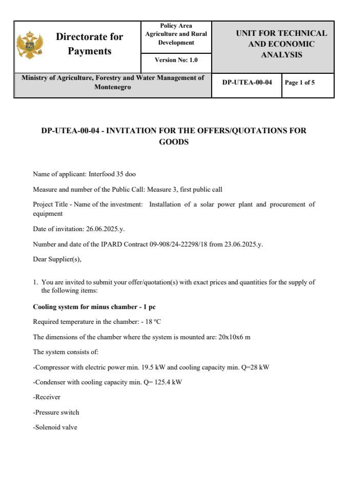 invitation-for-the-offers-quotations-for-goods-ENG komora