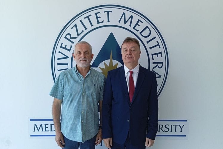 Budimir Aleksić posjetio Univerzitet „Mediteran”