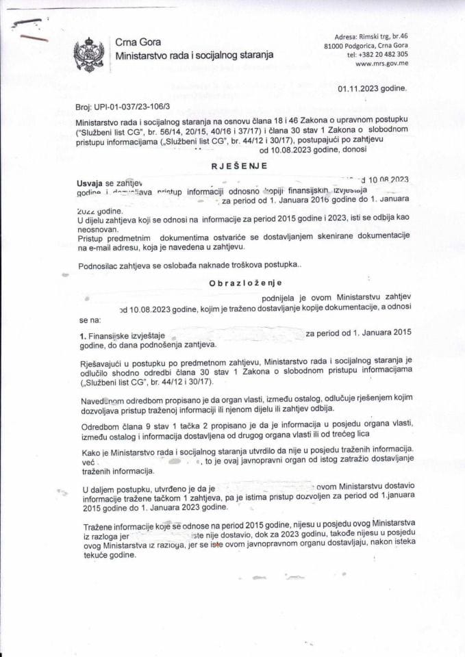 Rješenje br. UPI-01-037-23-106-3