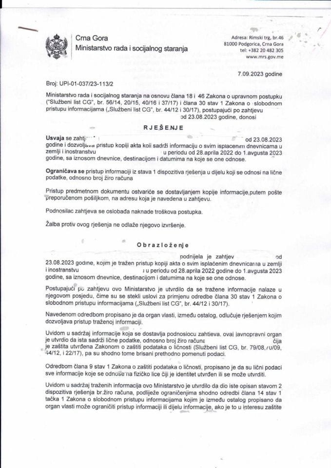 Rješenje br. UPI-01-037-23-113-2