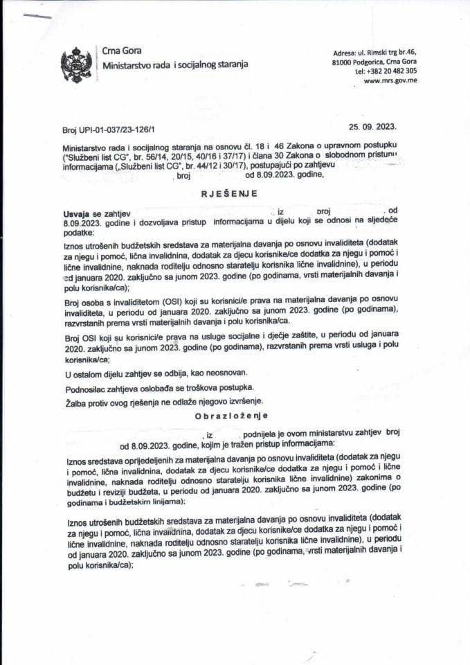 Rješenje br. UPI-01-037-23-126-1