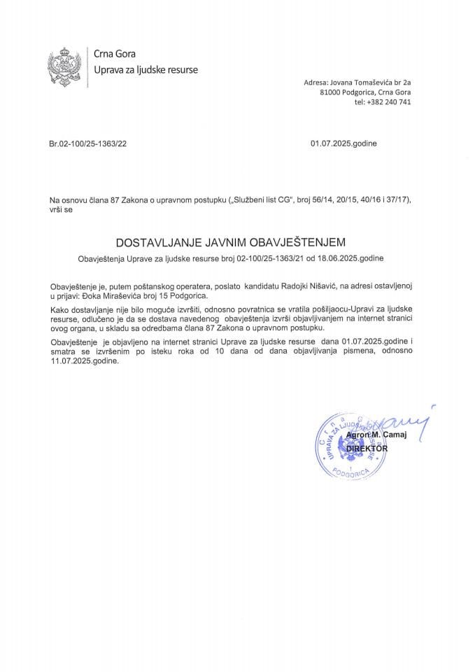 Radojka Nišavić, 1363