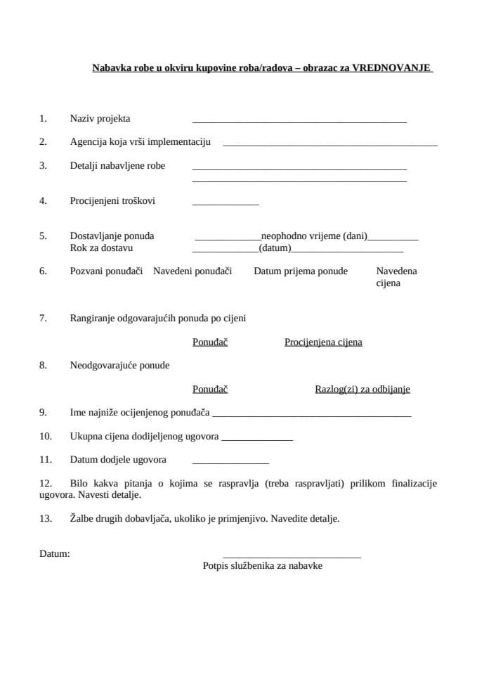 ITQ-Robe_Radovi _EV Izvjestaj
