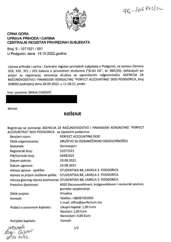Informacija I 05/02-UP-76/4-25