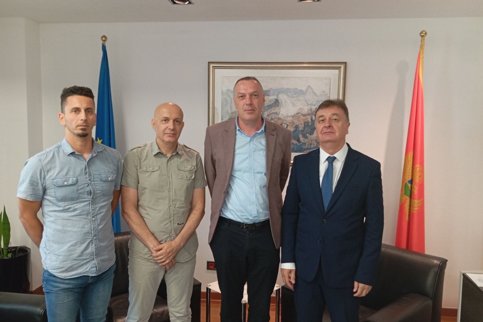 Aleksić sa predstavnicima Sindikata prosvjete