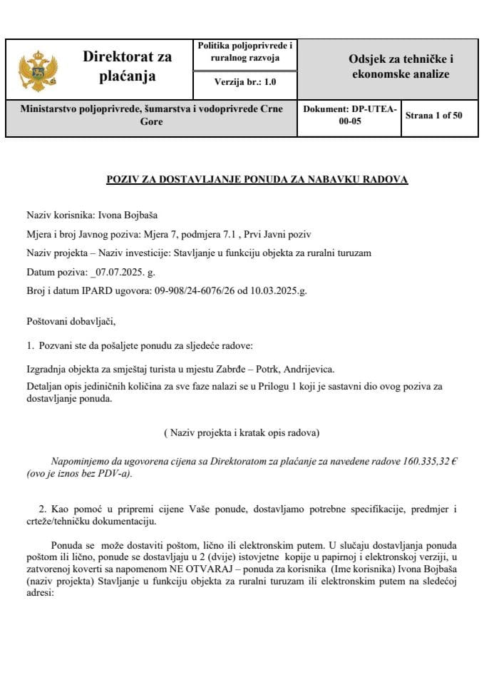 poziv-za-dostavljanje-ponuda-za-nabavku-radova-Ivona Bojbasa