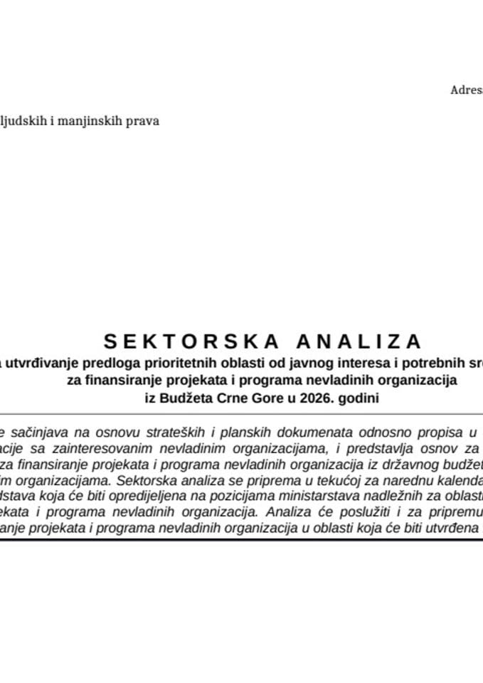 Nacrt Sektorske analize_Manjine 2026