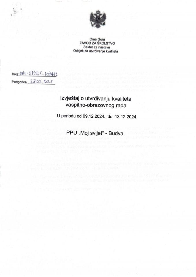 PPU "Moj svijet" - Budva