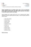 Списак кандидата који су положили стручни испит за рад на пословима јавних набавки, одржаног 30. маја 2025. године (писмени дио испита) и 9. јула 2025. године (усмени дио испита)