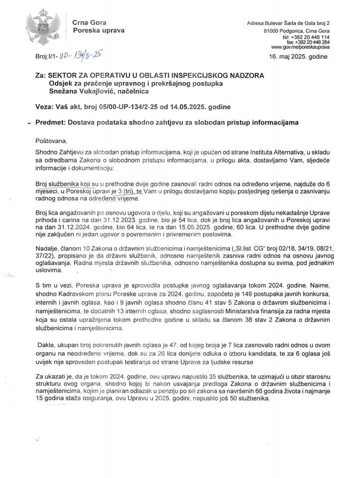 Informacija 05/02-UP-134/4-25