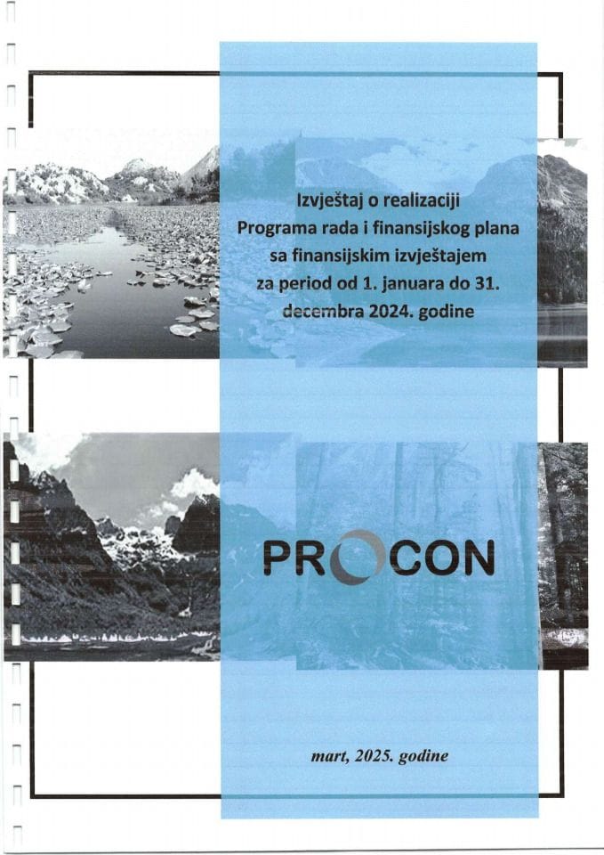 Izvještaj o realizaciji Programa rada i Finansijskog plana sa finansijskim izvještajem Društva sa ograničenom odgovornošću „Project-consulting“ - Podgorica za period od 1. januara do 31. decembra 2024. godine i Odluka o pokriću gubitaka
