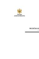 МУЗИЧКА КУЛТУРА ЦРНЕ ГОРЕ – за црногорску дијаспору (10 часова)