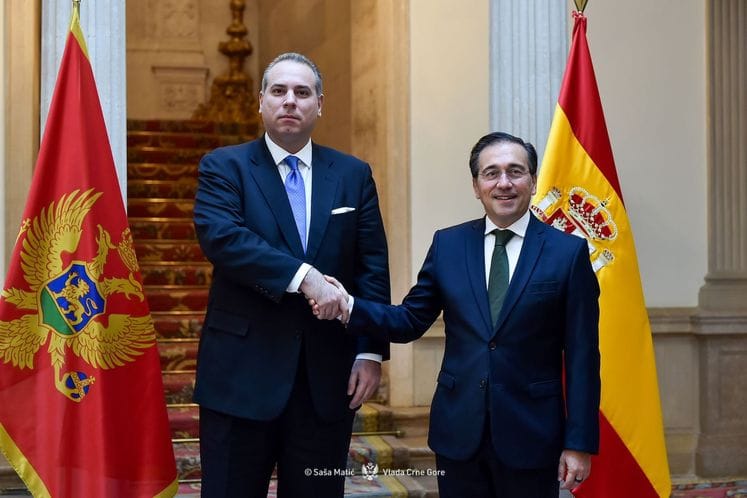 Filip Ivanović - Hose Manuel Albares, ministar vanjskih poslova, EU i saradnje Kraljevine Španije