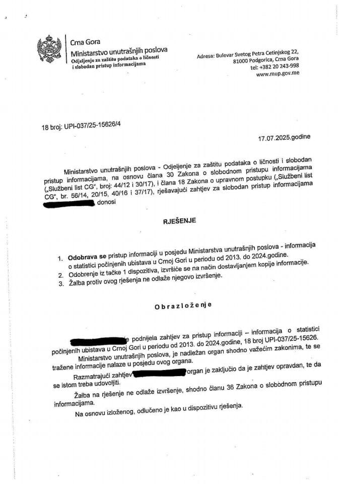 rješenje br. 18-UPI-037/25-15626/4