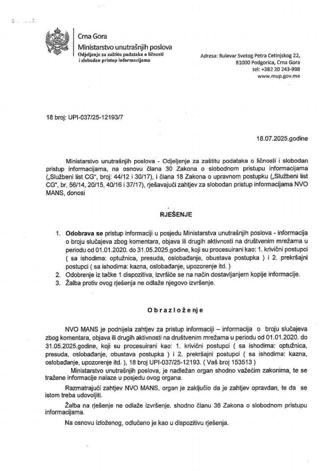 rješenje br. 18-UPI-037/25-12193/7