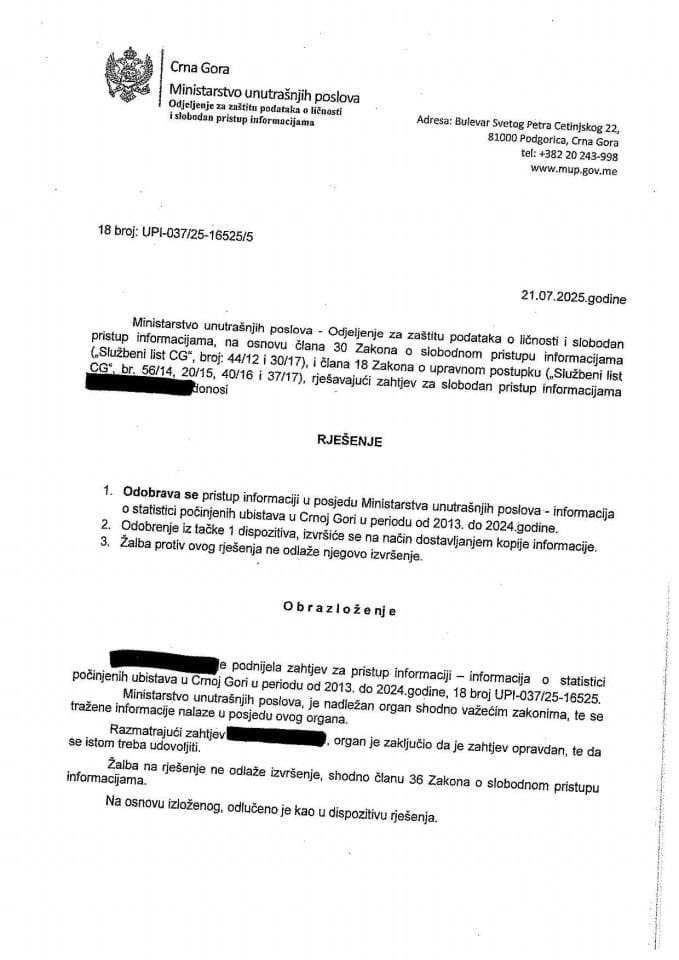 rješenje br. 18-UPI-037/25-16525/5