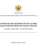 Извјештај о реализацији Акционог плана за спровођење Стратегије за период 1. јануар 2024 – 30. јун 2025. године