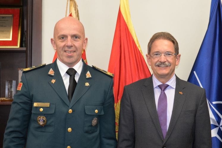 NGŠ bg Miodrag Vuksanović sastao se sa ambasadorom Savezne Republike Njemačke Piterom Feltenom