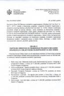 Odluka o raspodjeli sredstava NVO - Oblast Rodna ravnopravnost 2025