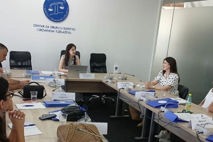 Predavanje zastupnice kandidatima za sudije 24. jula 2025. godine