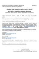 Program javne rasprave o Nacrtu zakona o prerdškolskom vaspitanju i obrazovanju