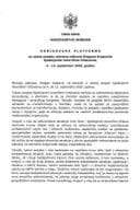 Predlog platforme za radnu posjetu ministra odbrane Dragana Krapovića Sjedinjenim Američkim Državama, 4 - 12. septembar 2025. godine