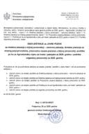 Zahtjev za produženje roka za IAKS javne pozive