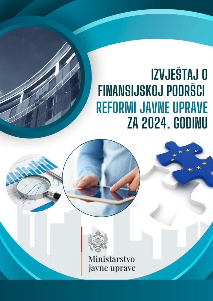 Izvještaj o finansijskoj podršci reformi javne uprave za 2024. godinu