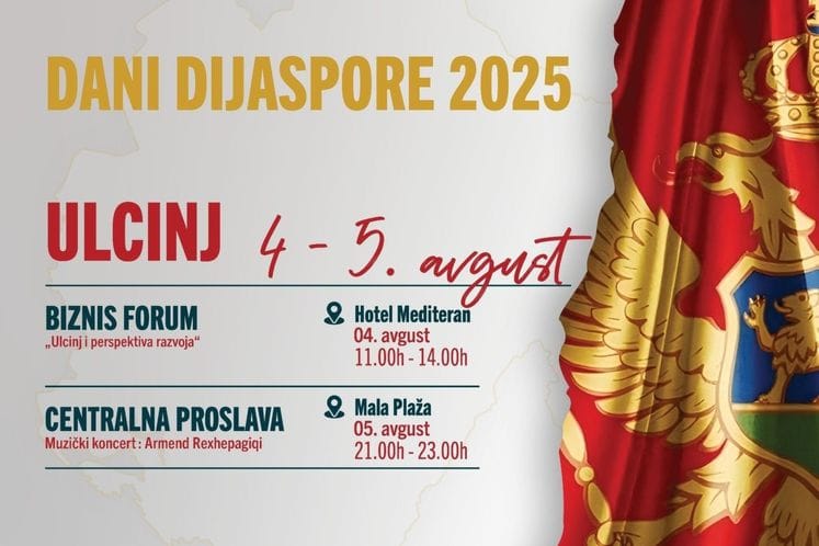 DANI DIJASPORE U ULCINJU: Biznis forum pod nazivom „Ulcinj i perspektiva razvoja“