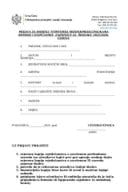 Prijavni forumular - srednjoškolci