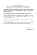 Program javne rasprave o tekstu Nacrta zakona o međunarodnoj pravnoj pomoći u krivičnim stvarima