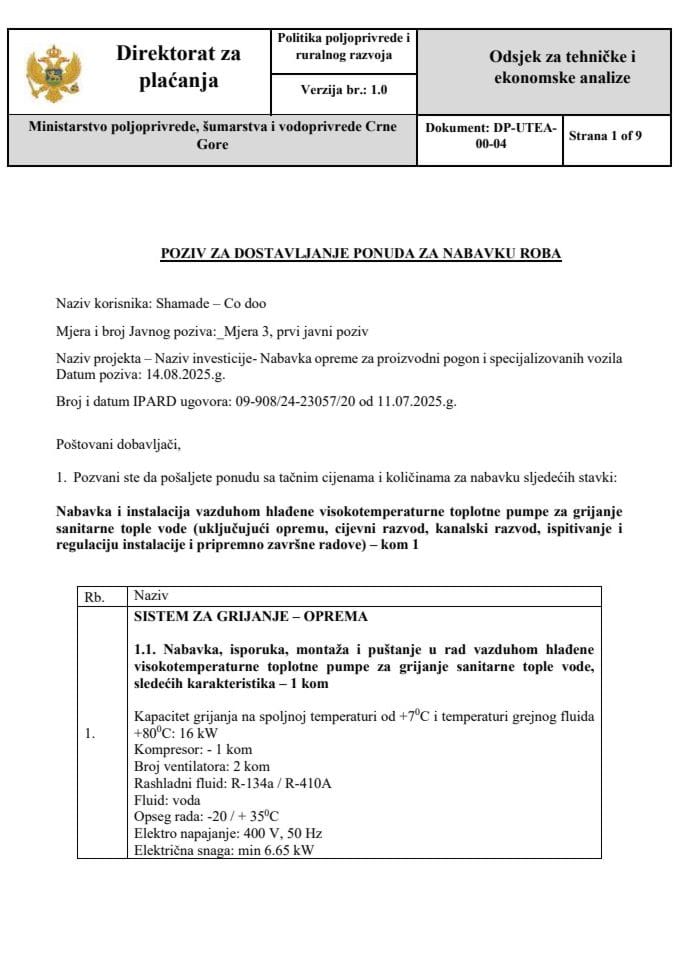poziv-za-dostavljanje-ponuda-za-nabavku_3_Sistem za grijanje termotehnika