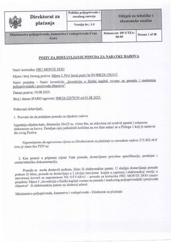 Poziv za ponude gradnja-min