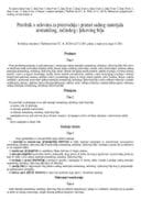 Pravilnik o uslovima za proizvodnju i promet sadnog materijala aromatičnog, začinskog i ljekovitog bilja