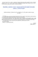 Naredba o zabrani uvoza i uzgoja sjemena konoplje (Cannabis) sorte Finola