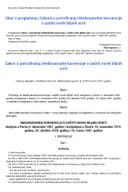 Zakon o potvrđivanju Međunarodne konvencije za zaštitu novih biljnih sorti