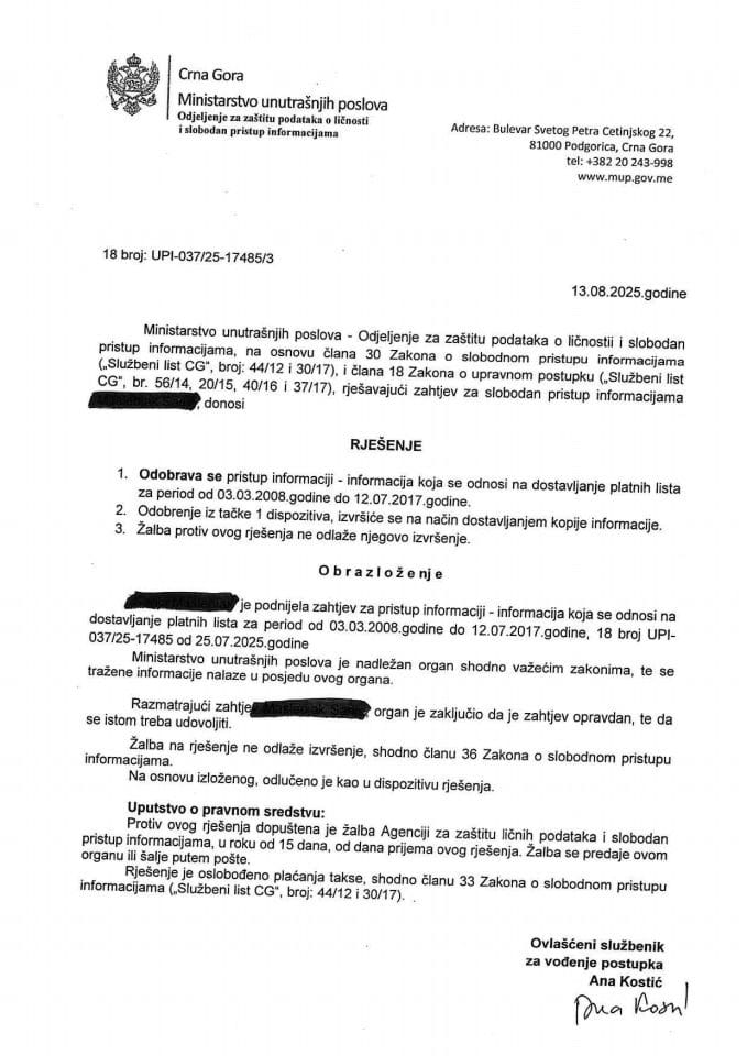 rješenje br. 18-UPI-037/25-17485/3