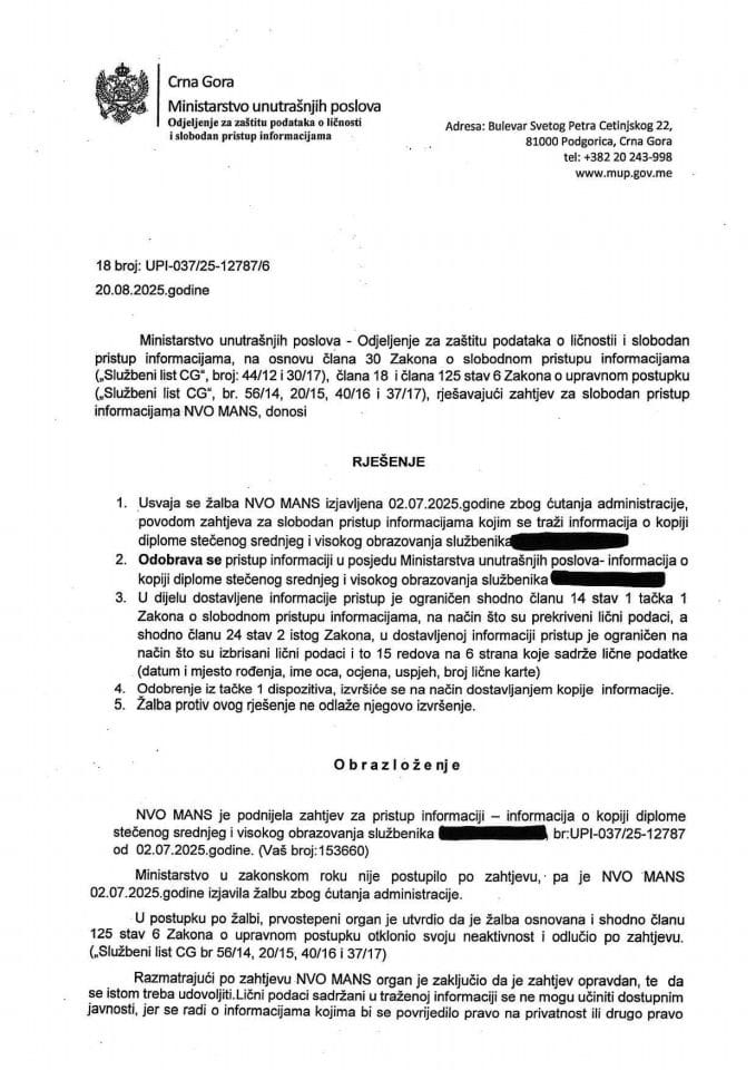 rješenje br. 18-UPI-037/25-12787/6