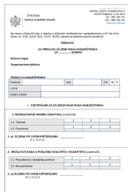 Образац за оцјењивање намјештеника 2025