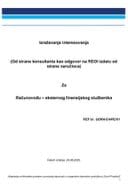 REOI - Sluzbenik za finansije i računovodstvo - Gora projekat
