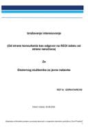 REOI - Sluzbenik za javne nabavke - Gora projekat