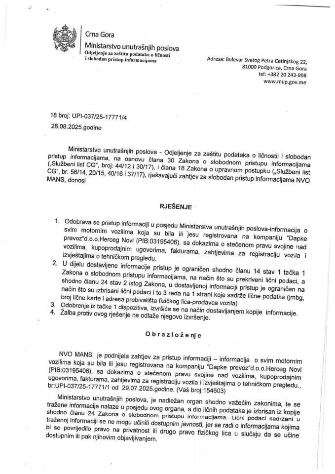 rješenje br. 18-UPI-037/25-17771/4