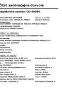 Saobraćajna dozvola registarske oznake OO-509BG_vt