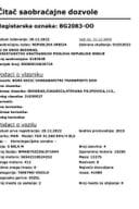 Saobraćajna dozvola registarske oznake BG2083-OO