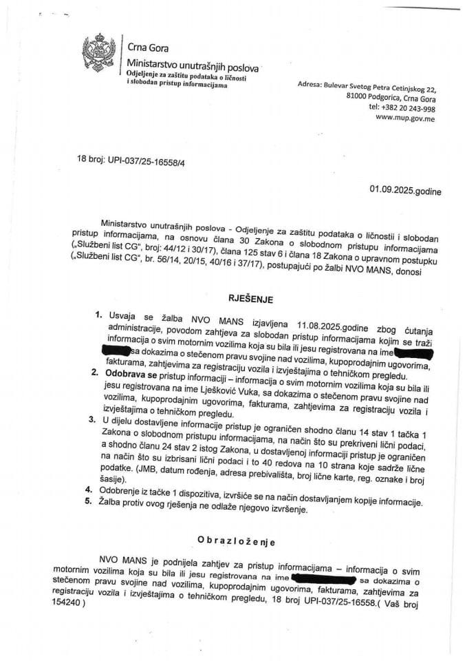 rješenje br. 18-UPI-037/25-16558/4