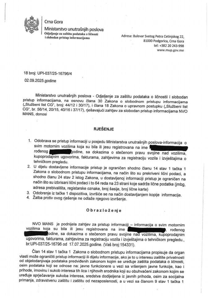 rješenje br. 18-UPI-037/25-16796/4