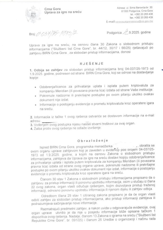 Rjesenje 1973-2 04.09.2025