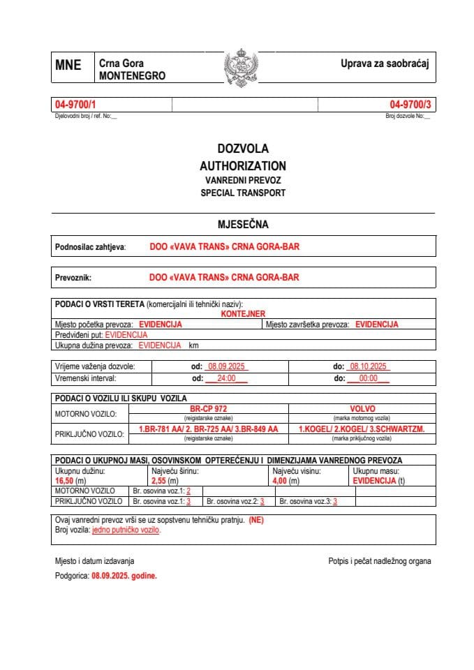 VAVA TRANS 04-9700-sep-mjesečna