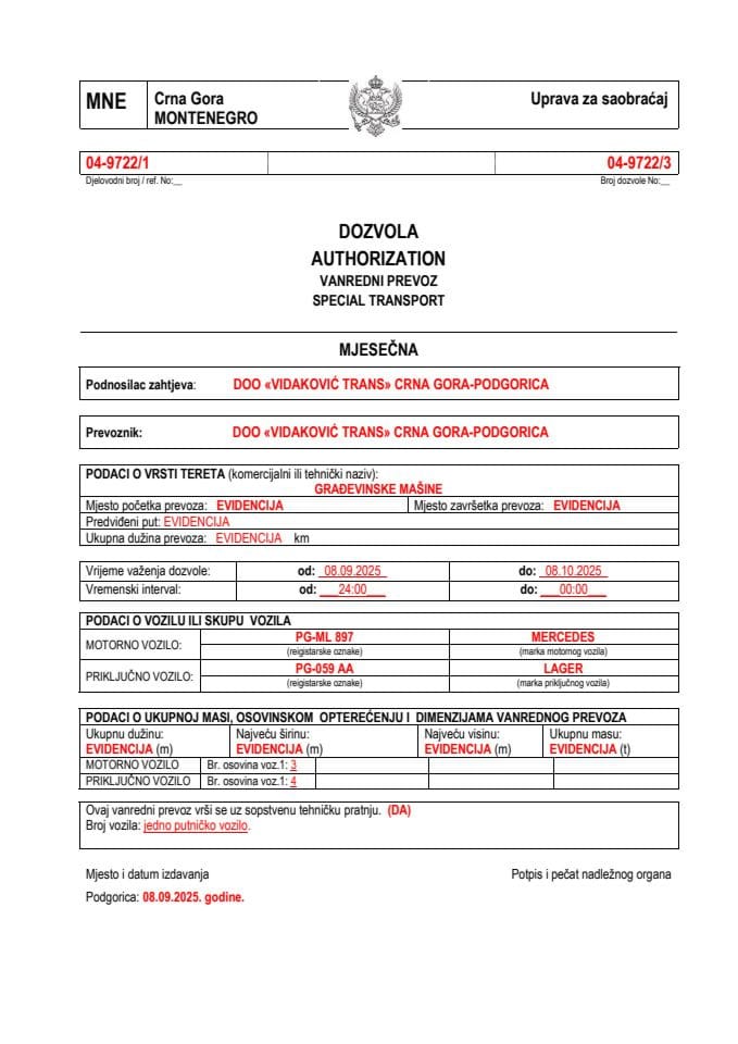 VIDAKOVIĆ TRANS 04-9722-sep-mjesečna