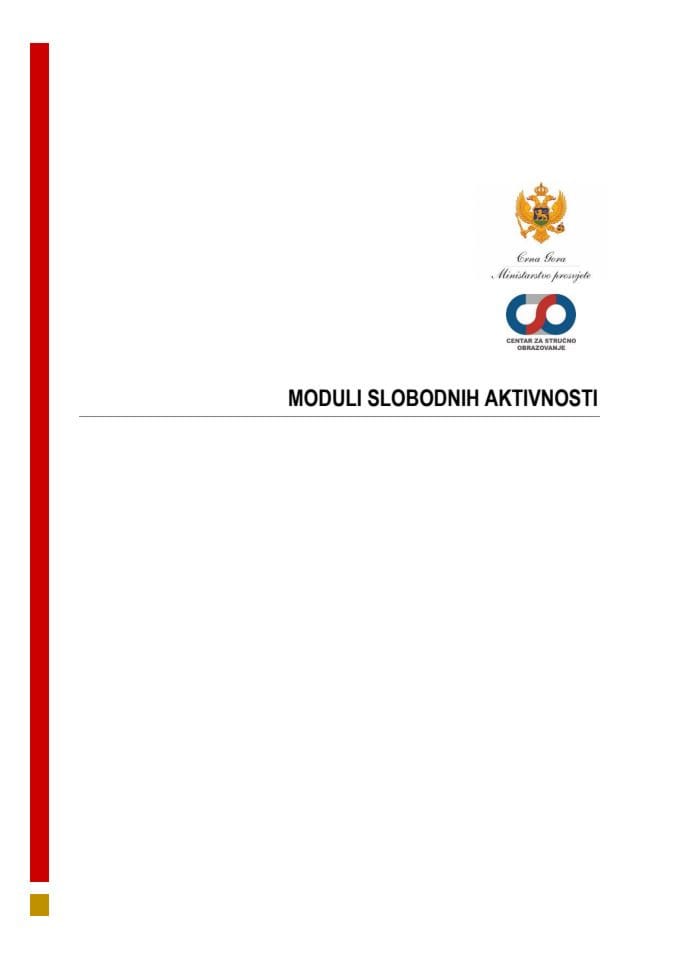 Moduli slobodnih aktivnosti